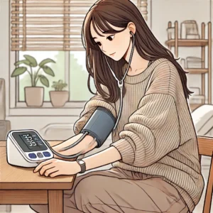 칼륨 섭취로 혈압 조절에 도움을 받는 여성