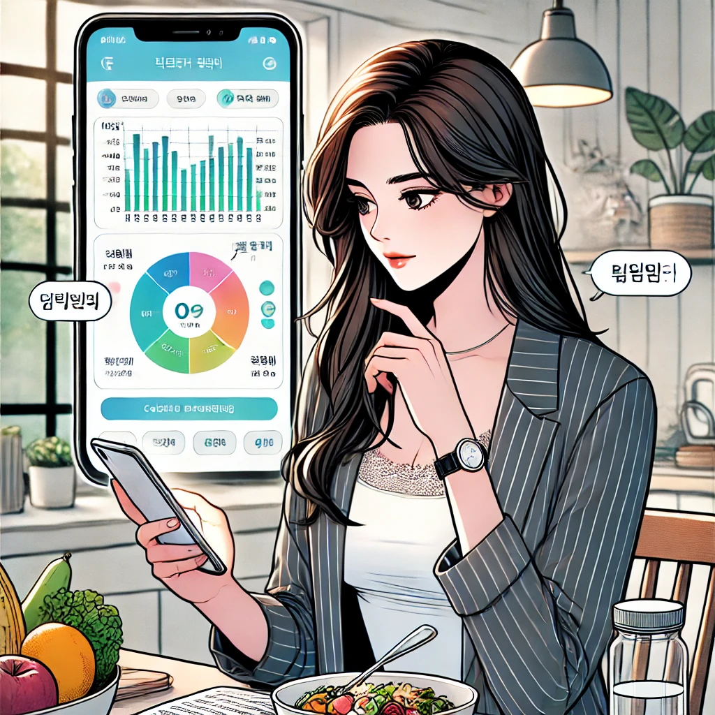 건강앱 데이터로 식단 짜는 노하우 알려드림!