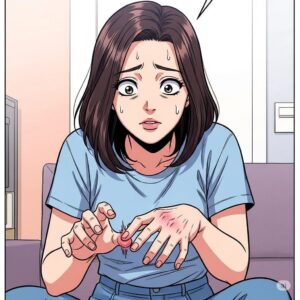 손발이나 얼굴이 자주 붓는 증상을 겪는 30대 여성