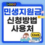 민생지원금 신청방법 사용처 썸네일