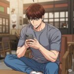 아이폰으로 갤럭시 워치 연결 가능한지 검색하는 30대 한국 남성