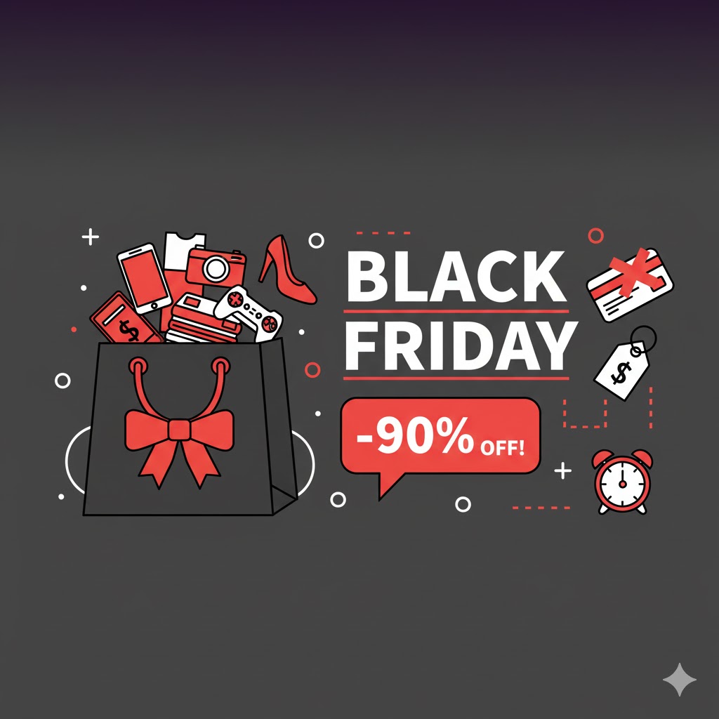 블랙프라이데이 선물이미지