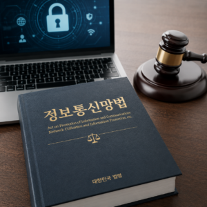 정보통신망법 관련 법전사진