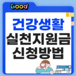 2026 건강생활실천지원금 신청방법 12만원 자격조건 건강생활실천지원금 신청방법
