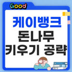 2026 케이뱅크 돈나무 키우기 공략 최대 10만원 받는법 케이뱅크 돈나무 키우기 썸네일