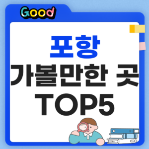 포항 가볼만한곳 TOP5 정리