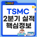 TSMC 2분기 실적발표 대박! 영업이익률 60% 달성 비결과 주가 전망 TSMC 2분기 실적발표 썸네일
