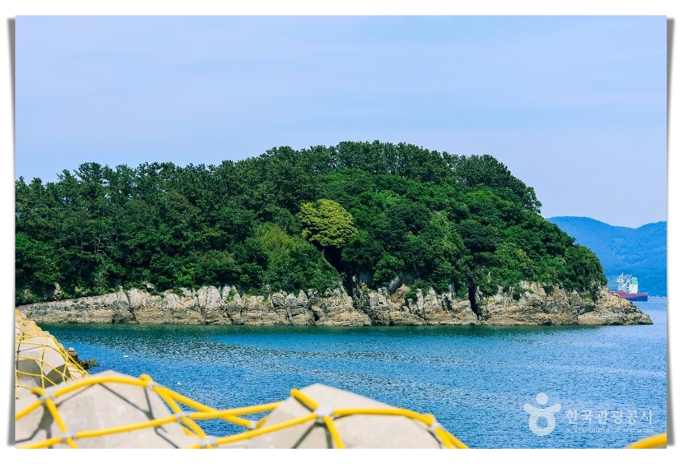 오동도 섬 사진