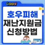 호우피해 재난지원금 "침수 피해도 받을까?" 신청방법·지원금액 확인 호우피해 재난지원금 신청방법
