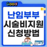난임부부 시술비 지원 신청방법