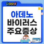 아데노 바이러스 "눈곱·고열까지?" 주요 증상과 전염기간은? 아데노 바이러스 증상