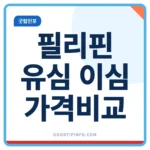 필리핀 유심 이심 가격비교 안내 썸네일 이미지