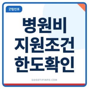재난적의료비 소득구간별 지원비율과 연간 한도 5천만 원 썸네일