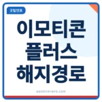 이모티콘 플러스 해지 방법과 결제수단별 경로 안내 썸네일
