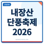 내장산 단풍축제 2026 단풍 절정 11월 7일 차량통제 일정 내장산 단풍축제 내장산 단풍축제 2026 단풍 절정 11월 7일 차량통제 일정 안내 썸네일 이미지